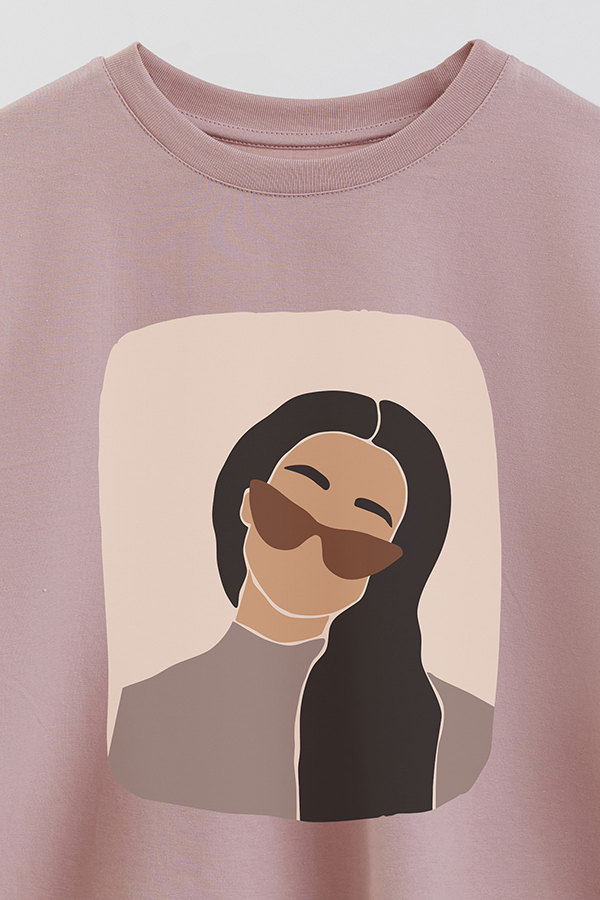 REMERA CROP ESTAMPADA ART 183