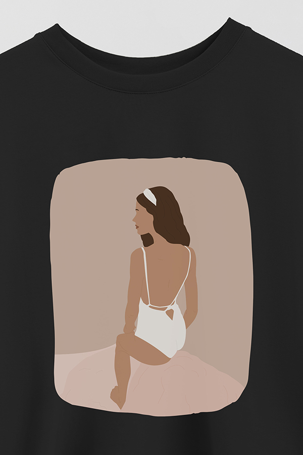 REMERA CROP ESTAMPADA ART 182