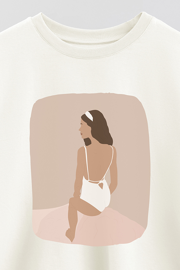 REMERA CROP ESTAMPADA ART 182