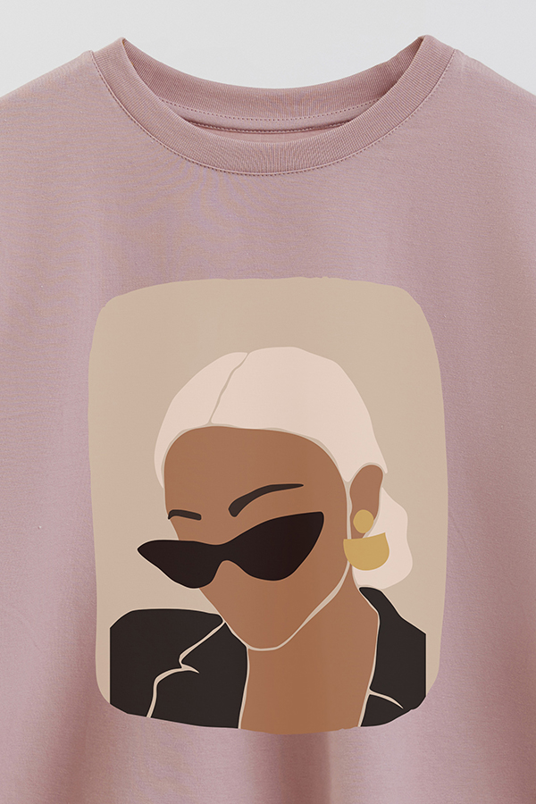 REMERA CROP ESTAMPADA ART 181