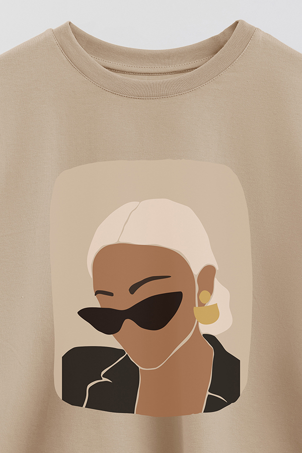 REMERA CROP ESTAMPADA ART 181