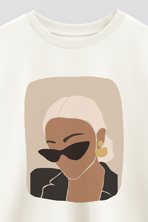 REMERA CROP ESTAMPADA ART 181