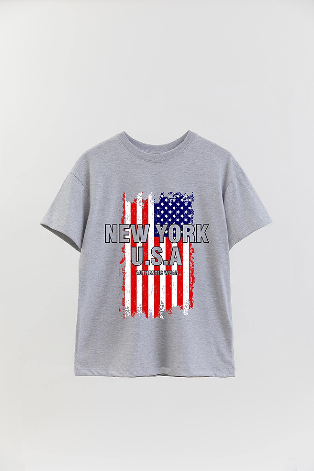 REMERA OVER ESTAMPADA CT NEW YORK USA