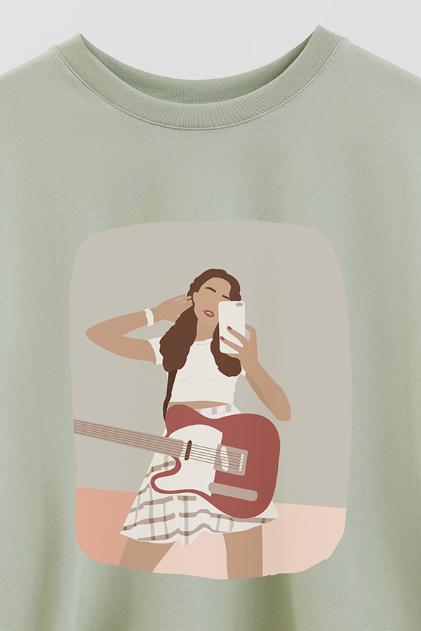 REMERA CROP ESTAMPADA ART 180