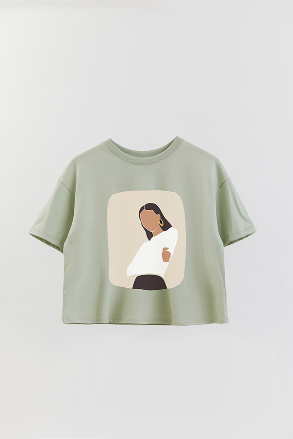 REMERA CROP ESTAMPADA ART 178