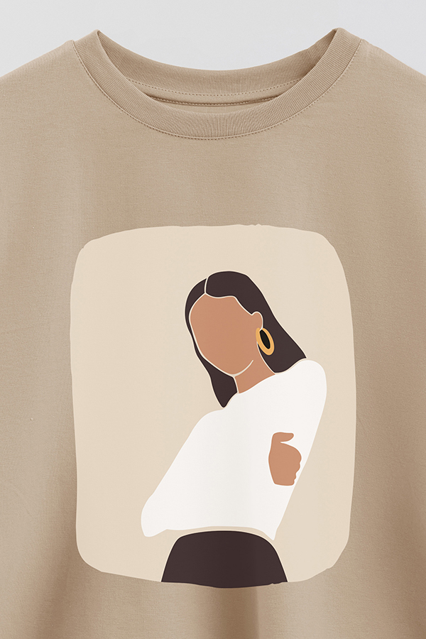 REMERA CROP ESTAMPADA ART 178