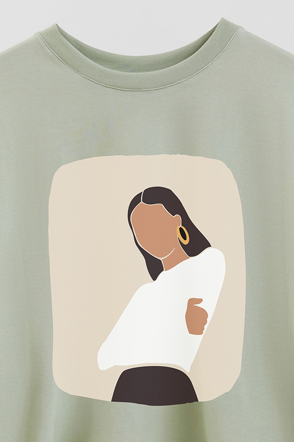 REMERA CROP ESTAMPADA ART 178