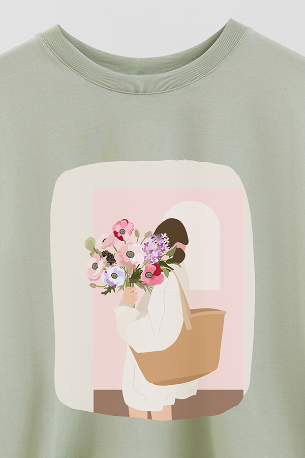 REMERA CROP ESTAMPADA ART 177