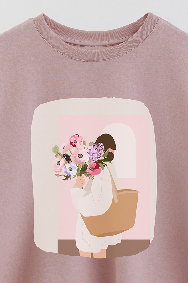 REMERA CROP ESTAMPADA ART 177