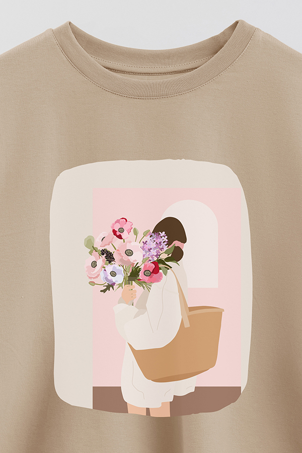 REMERA CROP ESTAMPADA ART 177