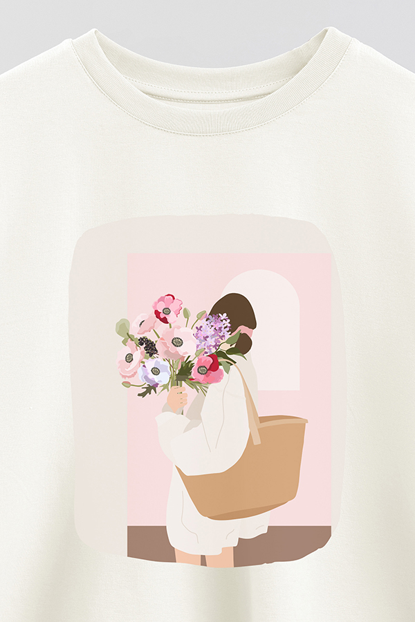 REMERA CROP ESTAMPADA ART 177