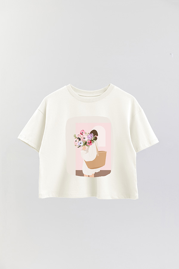 REMERA CROP ESTAMPADA ART 177