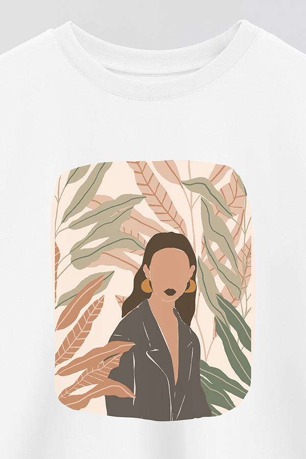 REMERA CROP ESTAMPADA ART 176