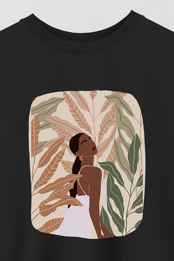 REMERA CROP ESTAMPADA ART 175