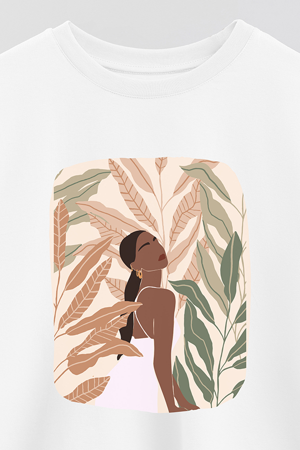 REMERA CROP ESTAMPADA ART 175