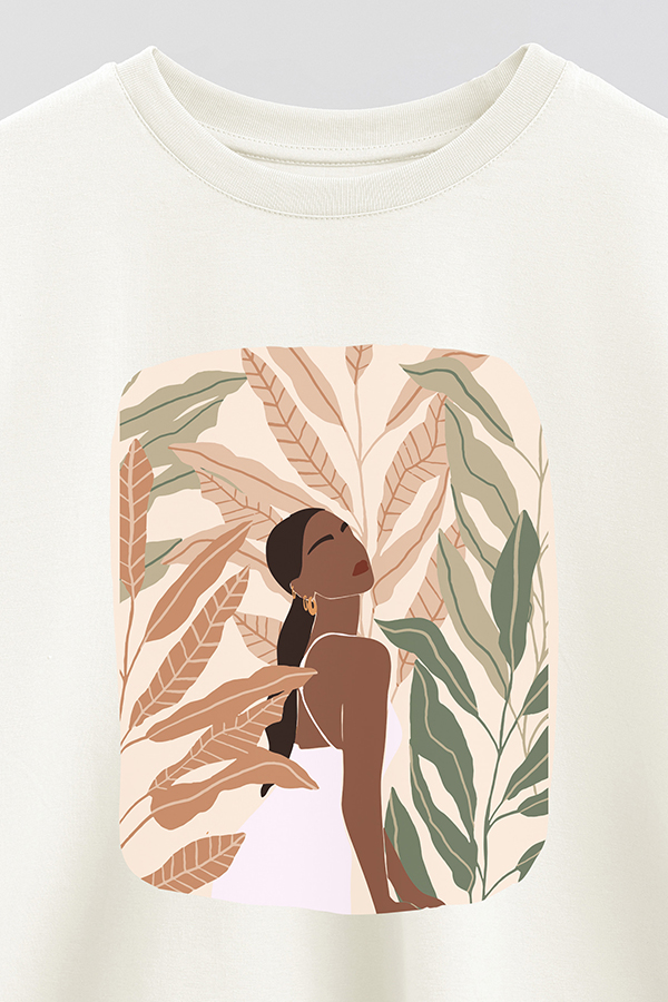 REMERA CROP ESTAMPADA ART 175