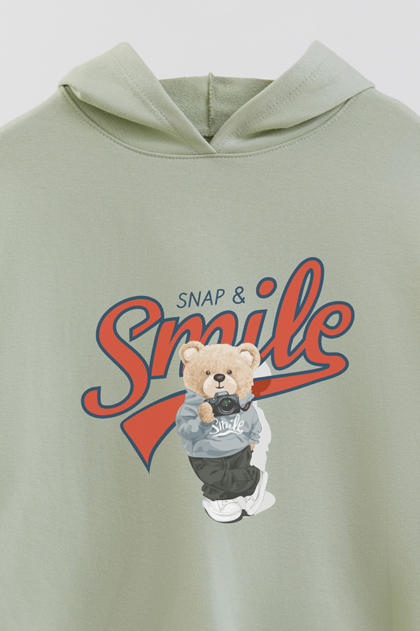 HOODIE RUSTICO KIDS TEDDY SNAP
