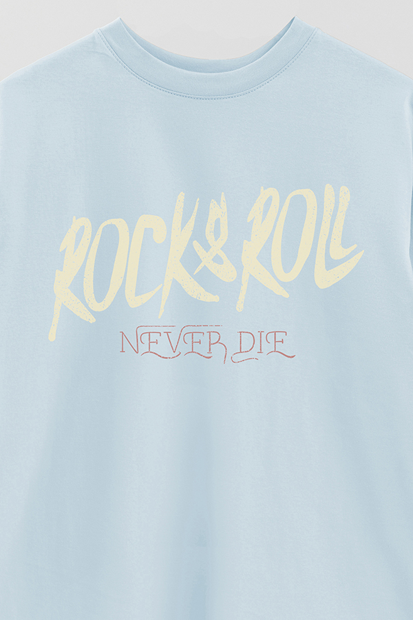 REMERA OVER ESTAMPADA RNR NEVER DIE