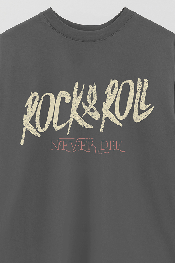 REMERA OVER ESTAMPADA RNR NEVER DIE