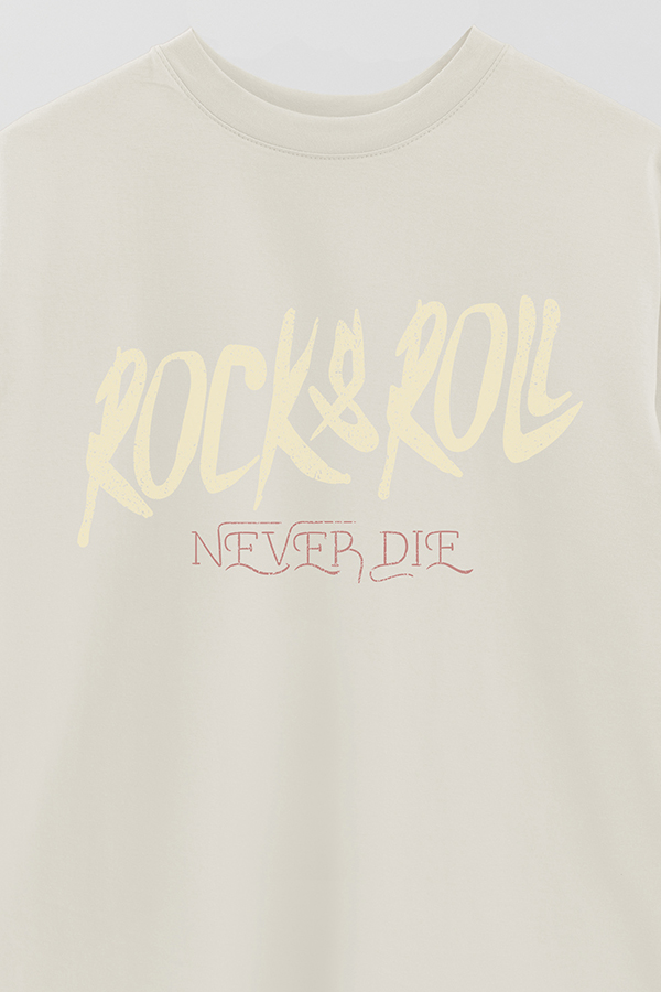 REMERA OVER ESTAMPADA RNR NEVER DIE