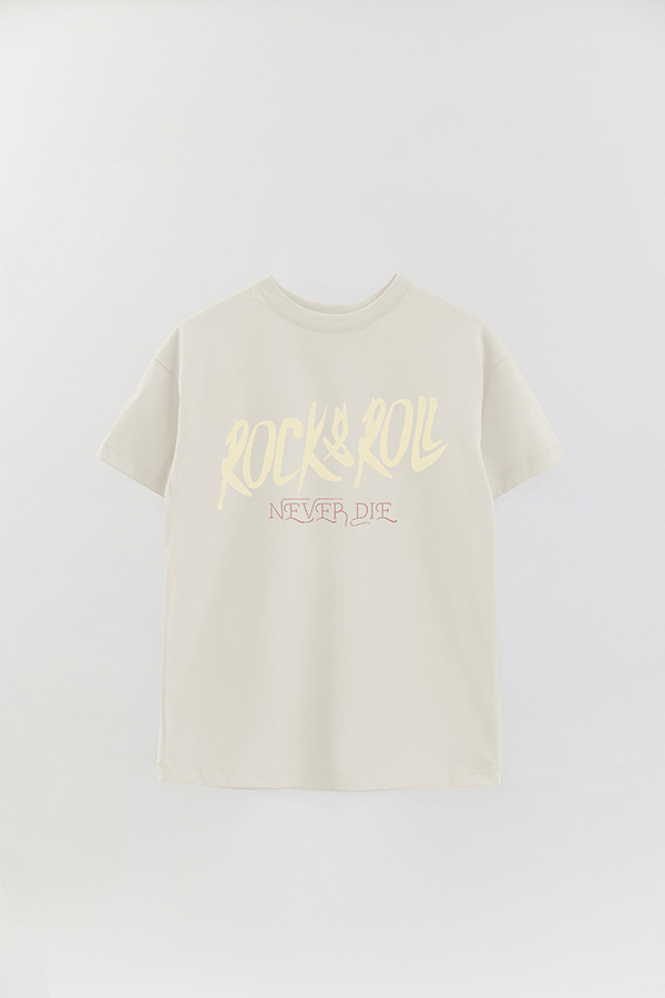 REMERA OVER ESTAMPADA RNR NEVER DIE