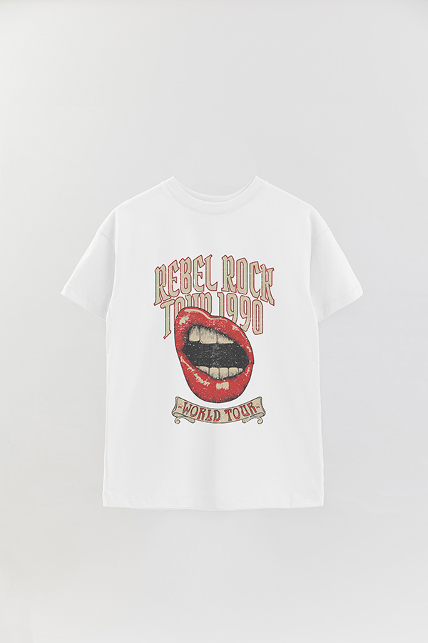 REMERA OVER ESTAMPADA REBEL ROCK 4