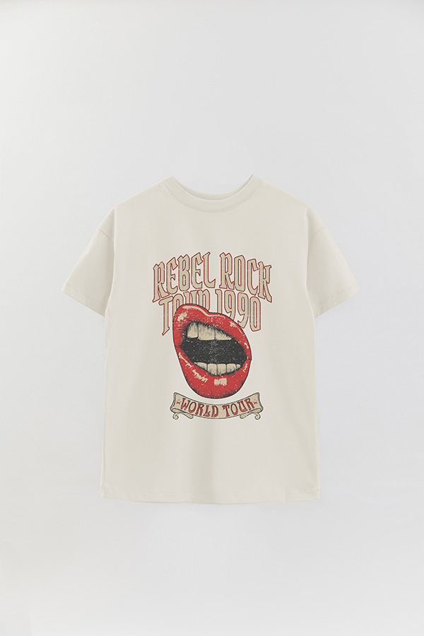 REMERA OVER ESTAMPADA REBEL ROCK 4