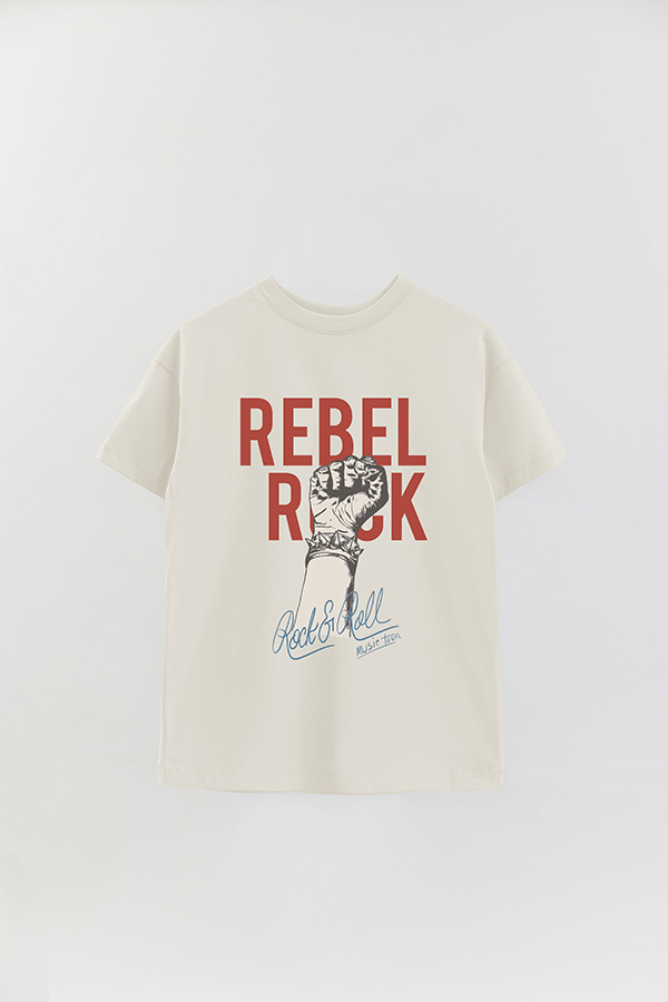 REMERA OVER ESTAMPADA REBEL ROCK 3