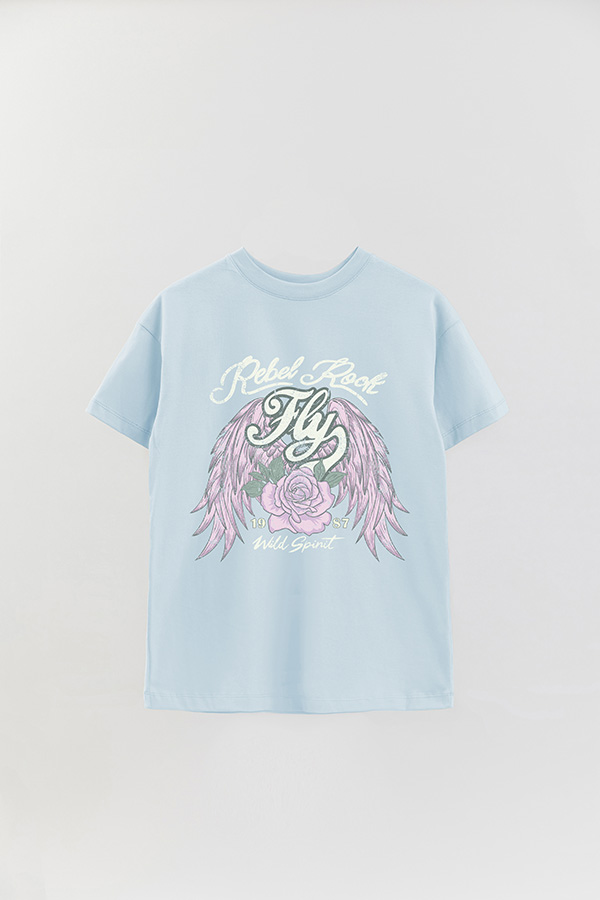 REMERA OVER ESTAMPADA REBEL ROCK 2