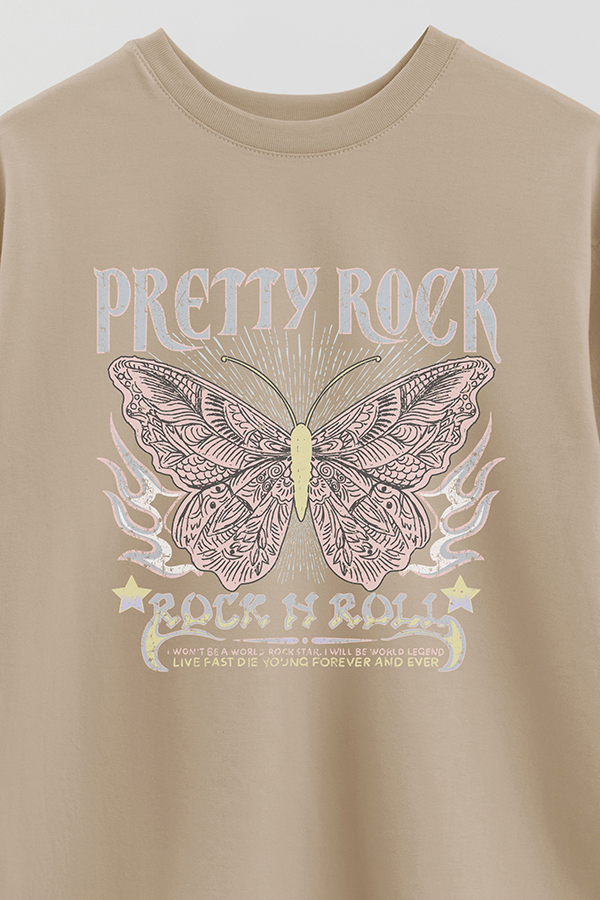 REMERA OVER ESTAMPADA PRETTY ROCK 2