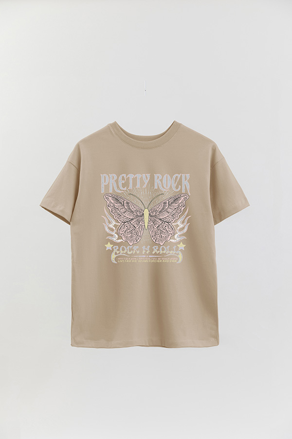 REMERA OVER ESTAMPADA PRETTY ROCK 2