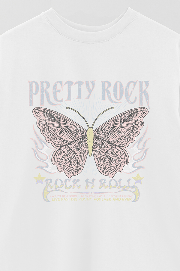 REMERA OVER ESTAMPADA PRETTY ROCK 2