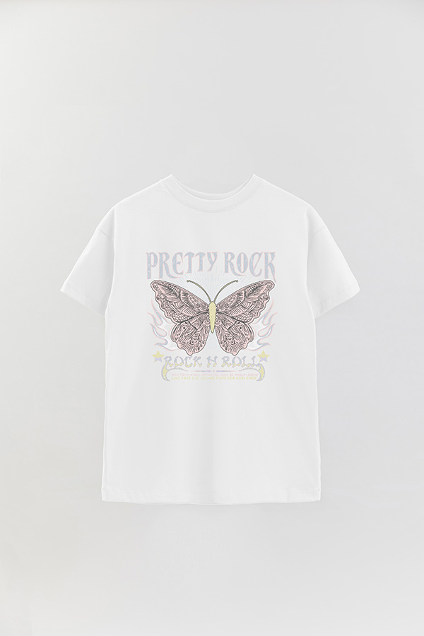 REMERA OVER ESTAMPADA PRETTY ROCK 2