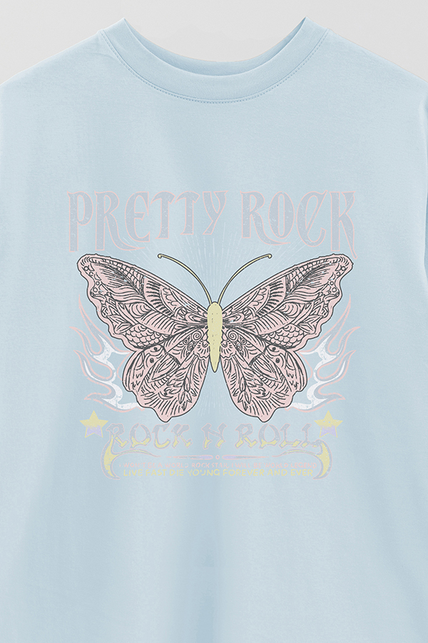 REMERA OVER ESTAMPADA PRETTY ROCK 2