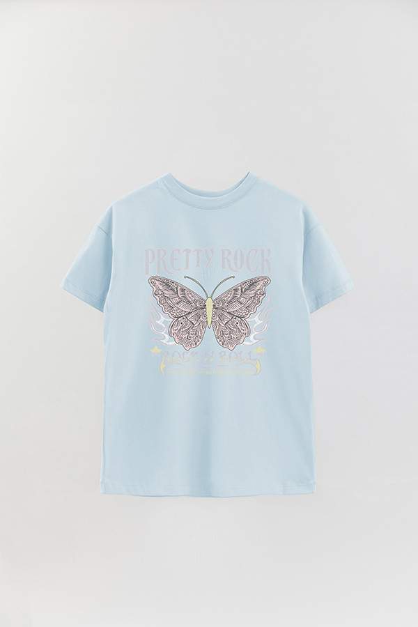 REMERA OVER ESTAMPADA PRETTY ROCK 2