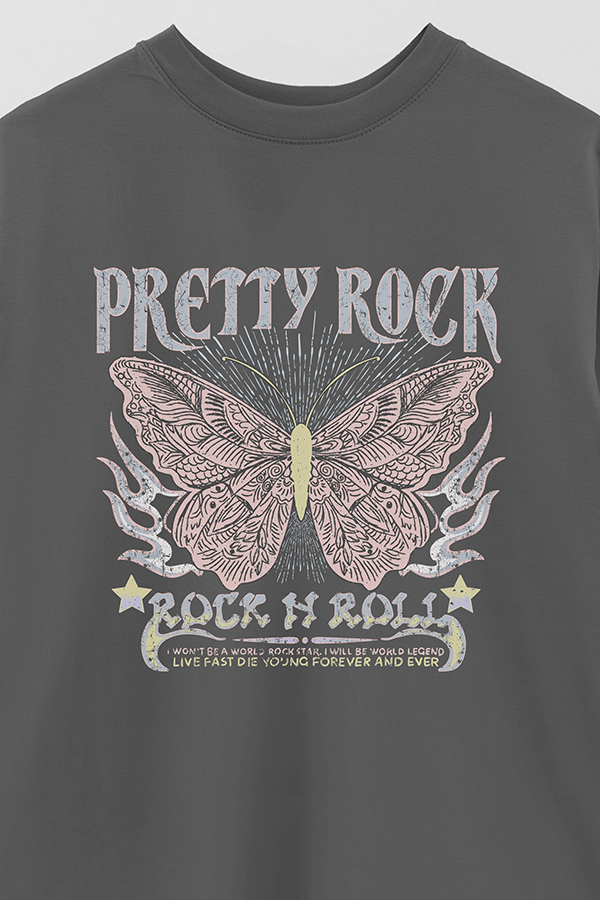 REMERA OVER ESTAMPADA PRETTY ROCK 2