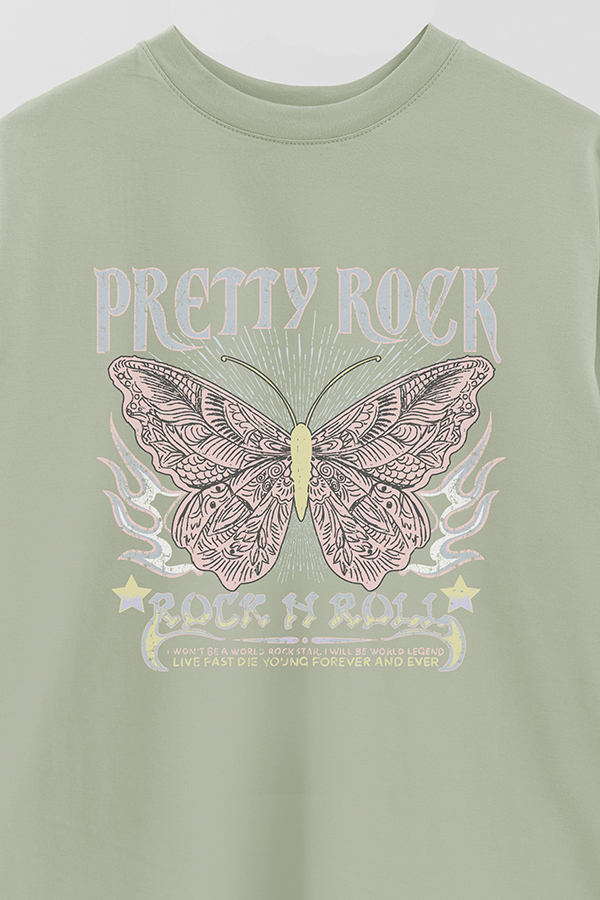 REMERA OVER ESTAMPADA PRETTY ROCK 2