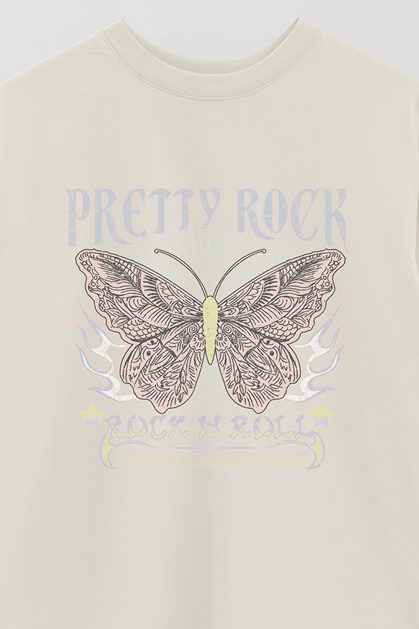 REMERA OVER ESTAMPADA PRETTY ROCK 2