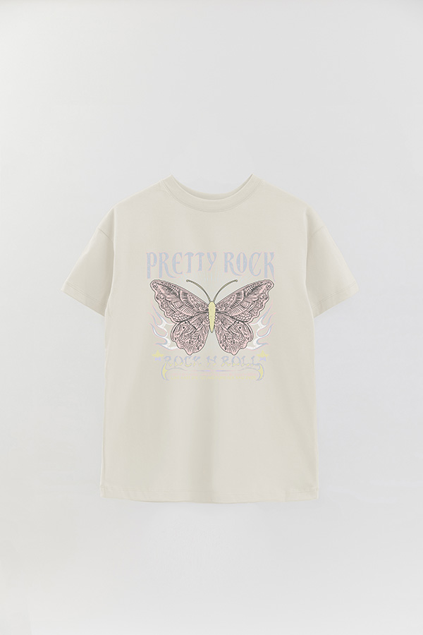 REMERA OVER ESTAMPADA PRETTY ROCK 2