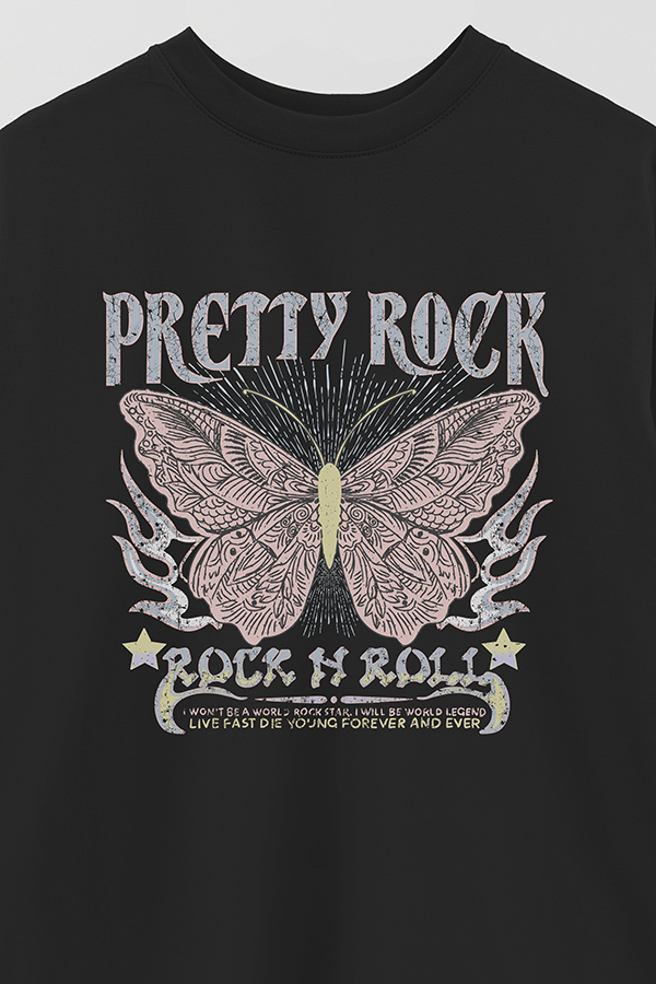 REMERA OVER ESTAMPADA PRETTY ROCK 2