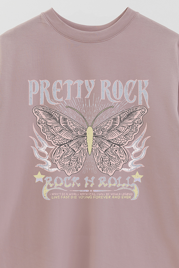 REMERA OVER ESTAMPADA PRETTY ROCK 2