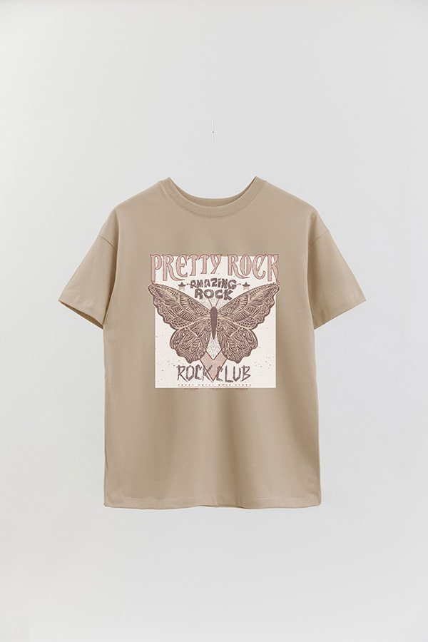 REMERA OVER ESTAMPADA PRETTY ROCK