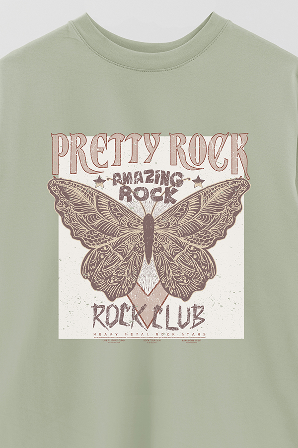 REMERA OVER ESTAMPADA PRETTY ROCK