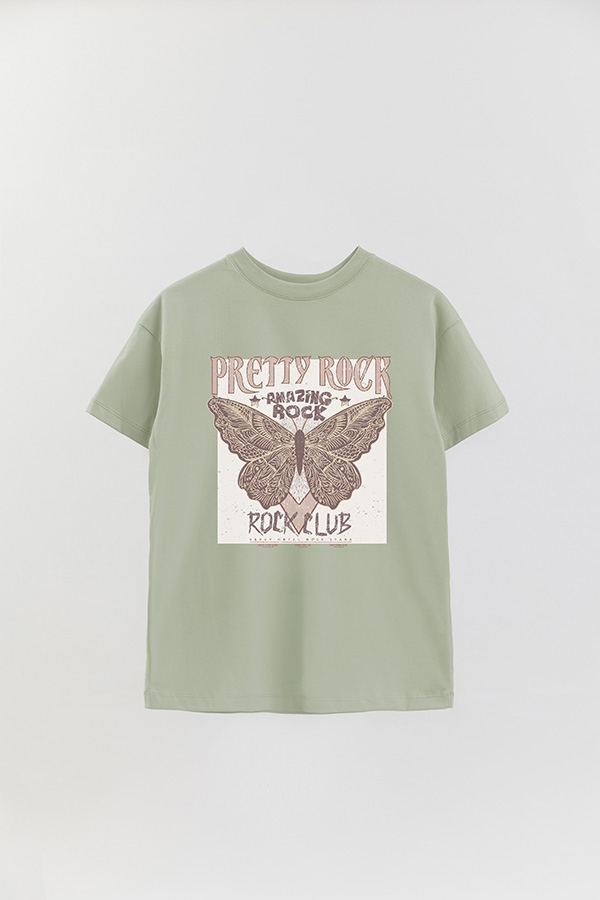 REMERA OVER ESTAMPADA PRETTY ROCK