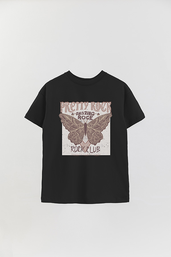 REMERA OVER ESTAMPADA PRETTY ROCK