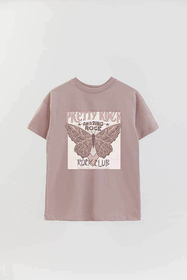 REMERA OVER ESTAMPADA PRETTY ROCK