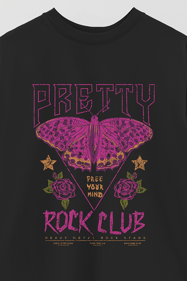 REMERA OVER ESTAMPADA PRETTY