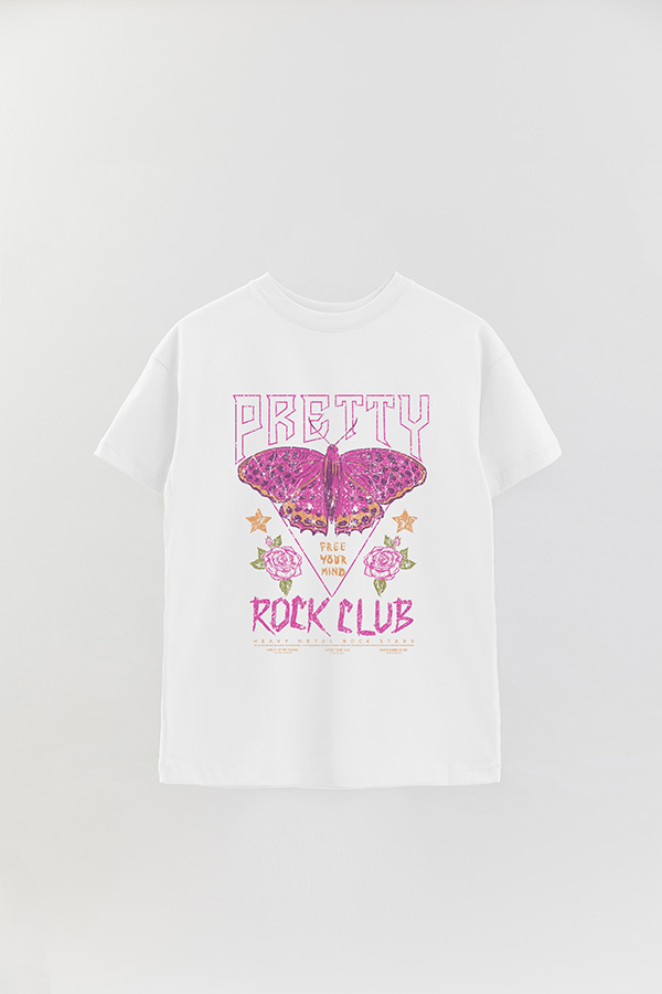 REMERA OVER ESTAMPADA PRETTY