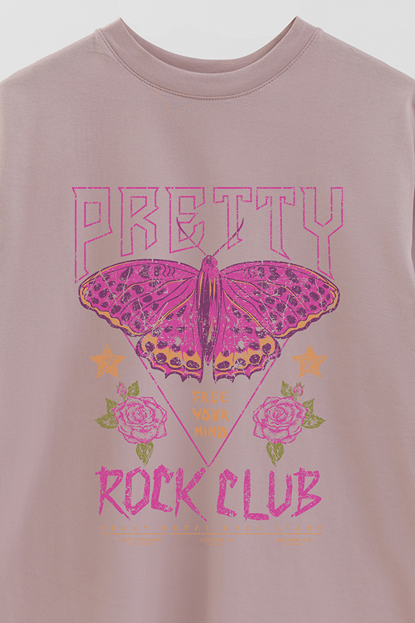 REMERA OVER ESTAMPADA PRETTY