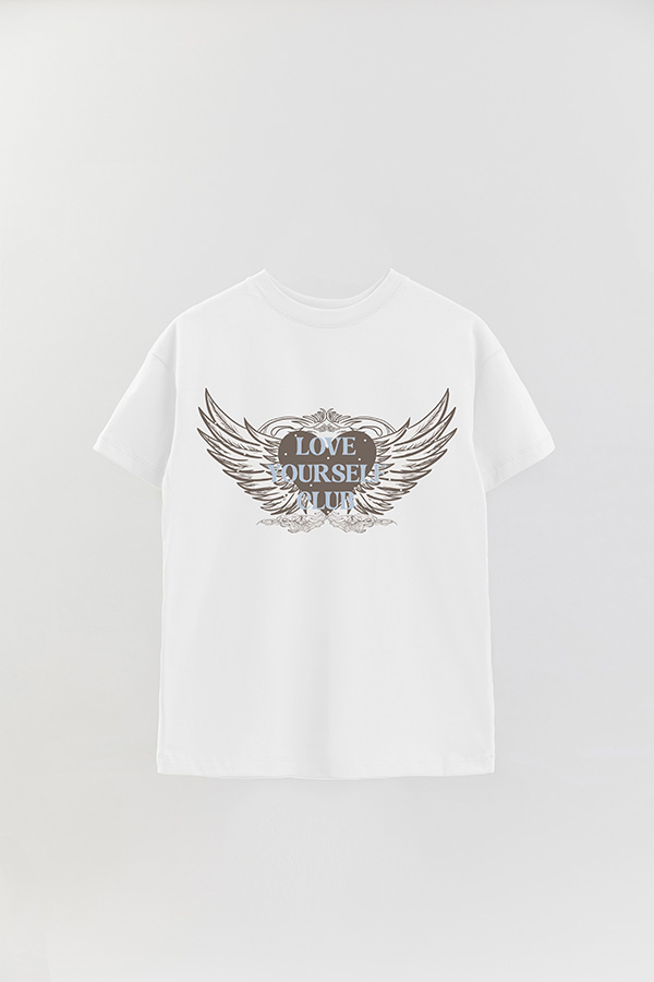 REMERA OVER ESTAMPADA LOVE YOURSELF